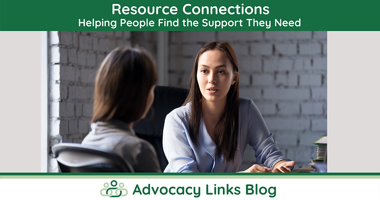 Resource Connections: Helping People Get the Support They Need