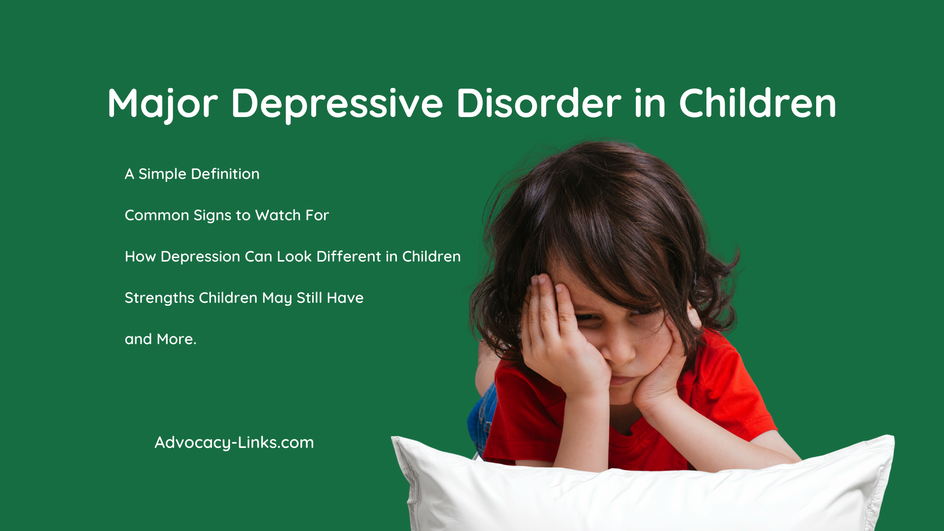 Major Depressive Disorder in Children