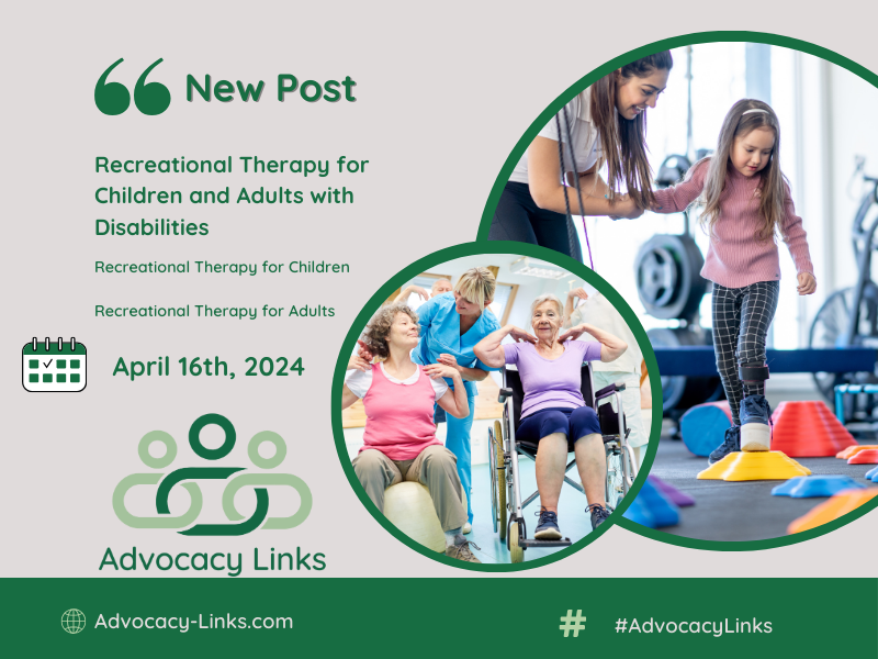 Recreational Therapy for Children and Adults with Disabilities