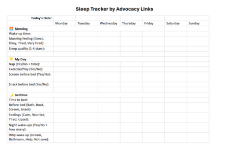 Download Free Sleep Tracker as Word Doc or PDF